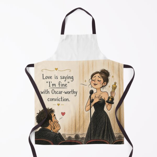 Item preview, Love is saying "I'm fine" with Oscar-worthy conviction. designed and sold by CinemaChronik.