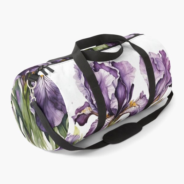 Item preview, Purple Iris Bouquet Watercolor Painting designed and sold by RawNaturePrints.