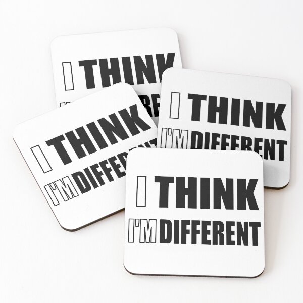 Item preview, I Think I'm Different (Think different) designed and sold by E-W-D.
