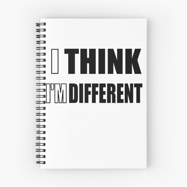 Item preview, I Think I'm Different (Think different) designed and sold by E-W-D.