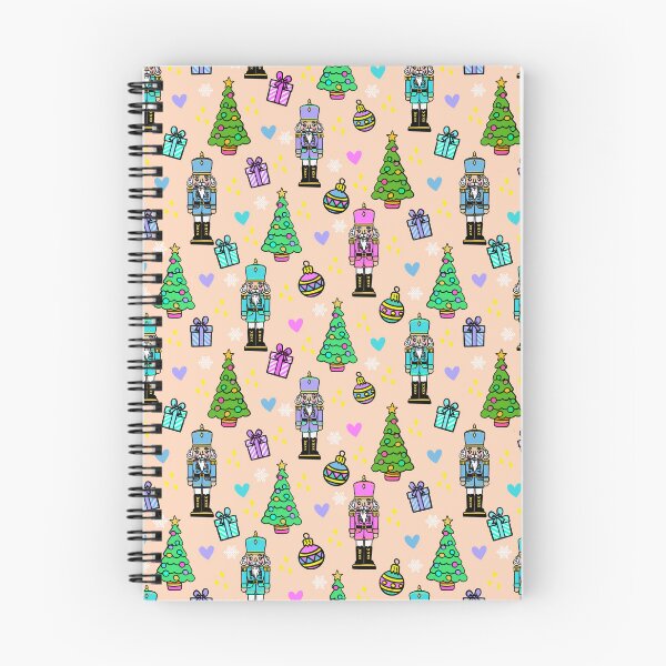 Item preview, Pastel Nutcracker Christmas Pattern Peach Holiday Design designed and sold by CI Creative Design LLC.
