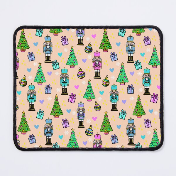 Item preview, Pastel Nutcracker Christmas Pattern Peach Holiday Design designed and sold by CI Creative Design LLC.