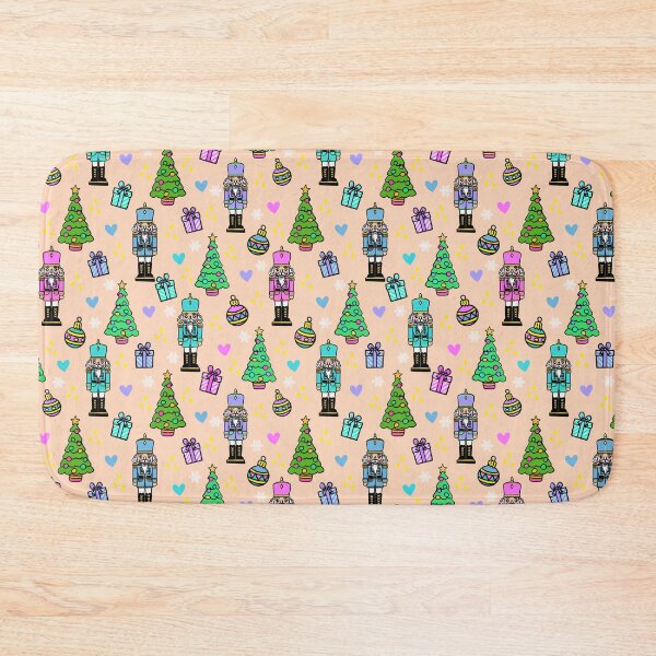 Item preview, Pastel Nutcracker Christmas Pattern Peach Holiday Design designed and sold by CI Creative Design LLC.
