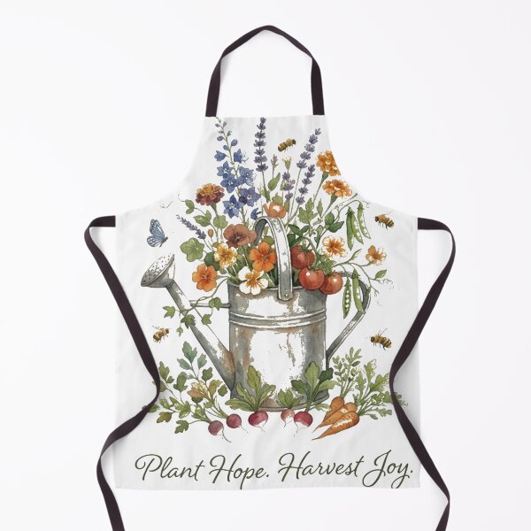 Artikelvorschau, Pflanze Hoffnung. Ernte Freude. | Vintage-Gartengestaltung mit Gießkanne und Blumen entworfen und verkauft von CKADigital.