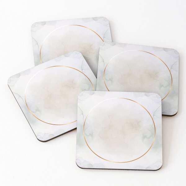 Item preview, Elegant Gold Circle and Abstract Sage Watercolor Minimalist Art designed and sold by Diseño que alegran tu día.