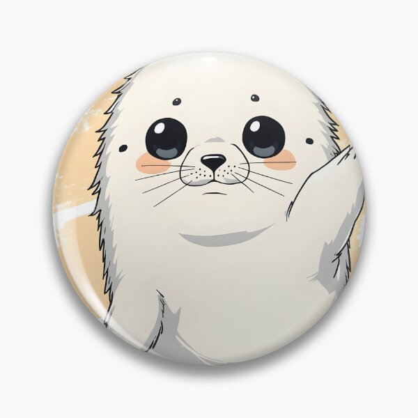 Item preview, Cute Baby Seal Sticker | Kawaii Arctic Seal Illustration | Adorable Ocean Animal Art designed and sold by dreamz-world.