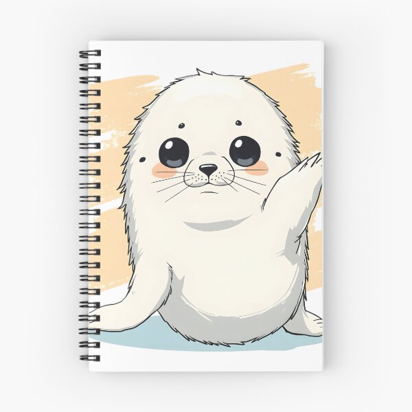 Item preview, Cute Baby Seal Sticker | Kawaii Arctic Seal Illustration | Adorable Ocean Animal Art designed and sold by dreamz-world.