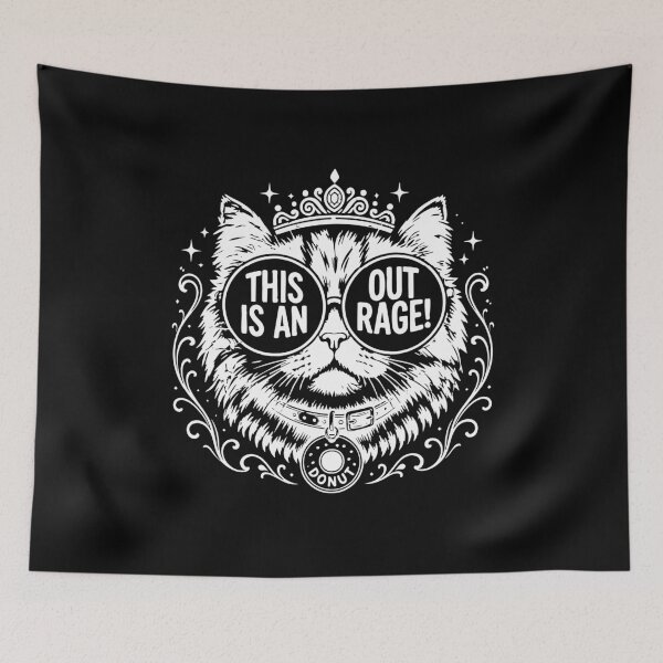 Item preview, Dungeon Crawler Carl This Is An OUTRAGE Princess Donut Mongo designed and sold by AmayaCotter.