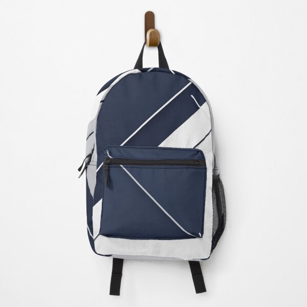 Item preview, Abstract Navy & White Minimalist Pattern | Clean Geometric Line Artwork designed and sold by semenol.