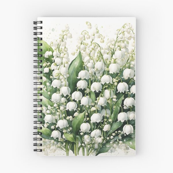 Item preview, Lily of the Valley Watercolor Painting designed and sold by RawNaturePrints.