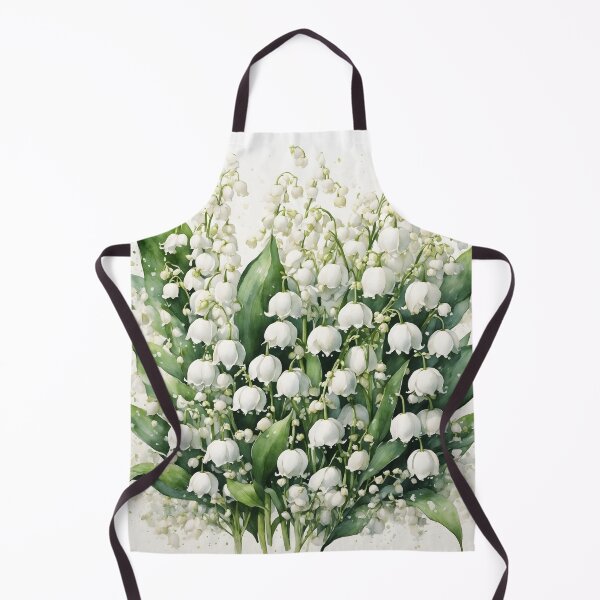 Item preview, Lily of the Valley Watercolor Painting designed and sold by RawNaturePrints.