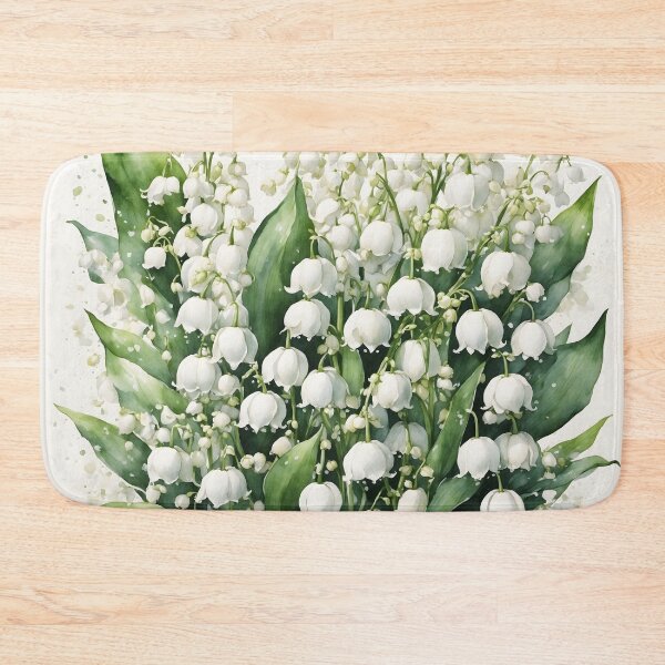 Item preview, Lily of the Valley Watercolor Painting designed and sold by RawNaturePrints.