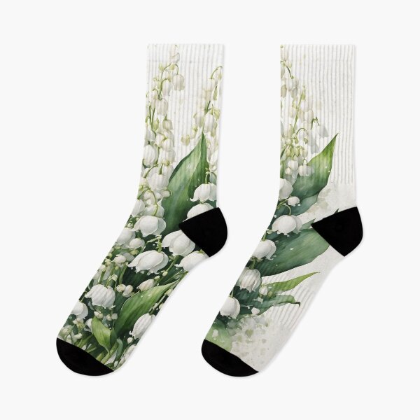Item preview, Lily of the Valley Watercolor Painting designed and sold by RawNaturePrints.