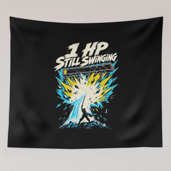 Item preview, 1 HP Still Swinging Bossfight designed and sold by pirminio.