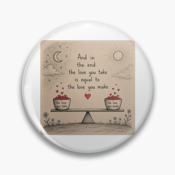 Item preview, And in the end, the love you take is equal to the love you make designed and sold by CinemaChronik.