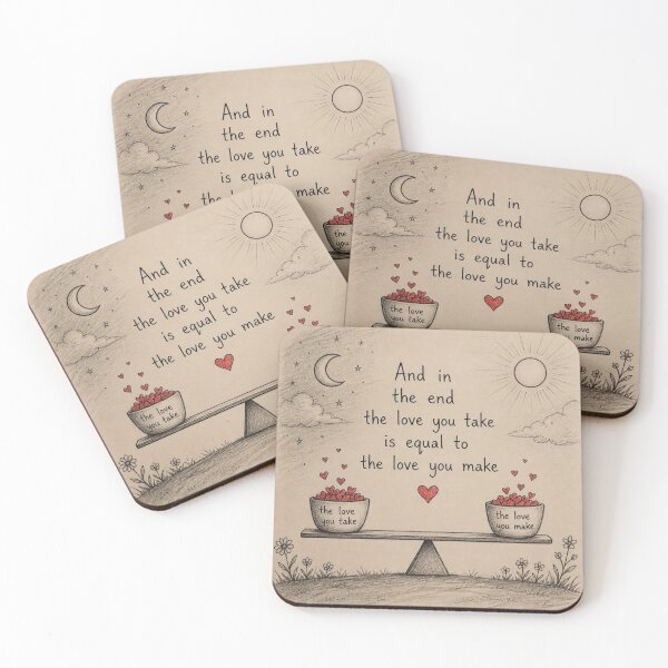 Item preview, And in the end, the love you take is equal to the love you make designed and sold by CinemaChronik.