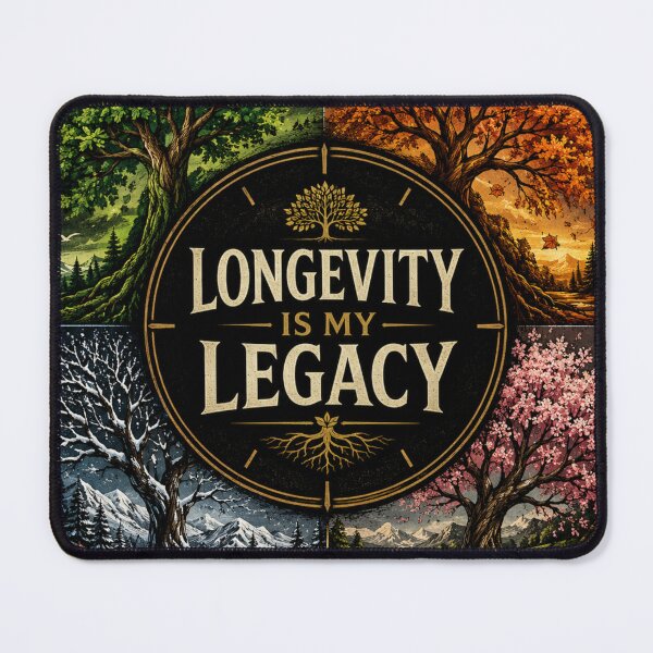 Item preview, Longevity Is My Legacy | Four Seasons Tree of Life Inspirational Wellness designed and sold by CKADigital.