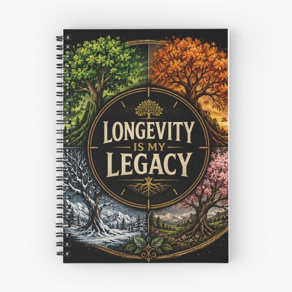 Item preview, Longevity Is My Legacy | Four Seasons Tree of Life Inspirational Wellness designed and sold by CKADigital.