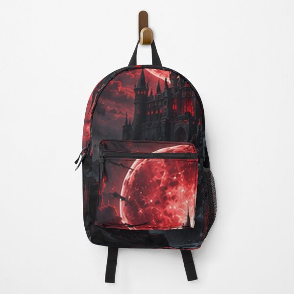 Item preview, Gothic Castle under Red Moon Night designed and sold by HollowOakPrints.