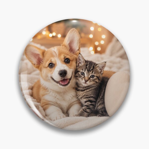 Item preview, Corgi and Kitten Best Friends designed and sold by BagFactoryUK.