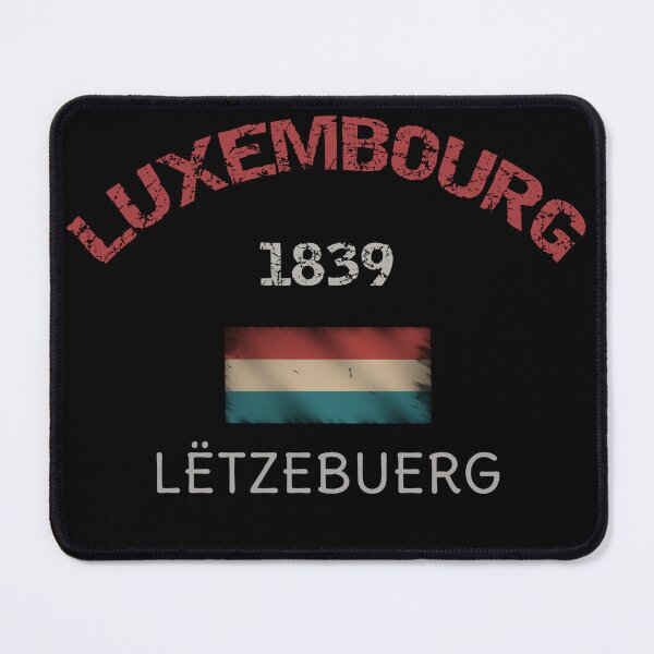 Item preview, vintage luxembourg flag 1839 lËtzebuerg retro travel design designed and sold by GlobalPrintArt.