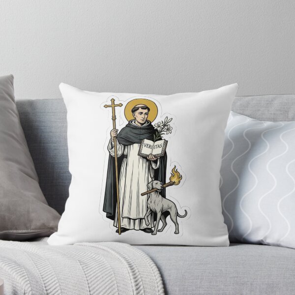 Item preview, St Dominic of Guzman Veritas Dominican Order Woodcut Catholic designed and sold by raedattia.