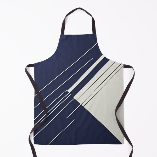Item preview, Minimal Navy Blue Abstract Geometric Pattern | Contemporary Line Art Design designed and sold by semenol.