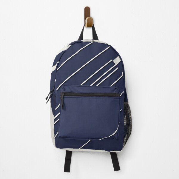 Item preview, Minimal Navy Blue Abstract Geometric Pattern | Contemporary Line Art Design designed and sold by semenol.