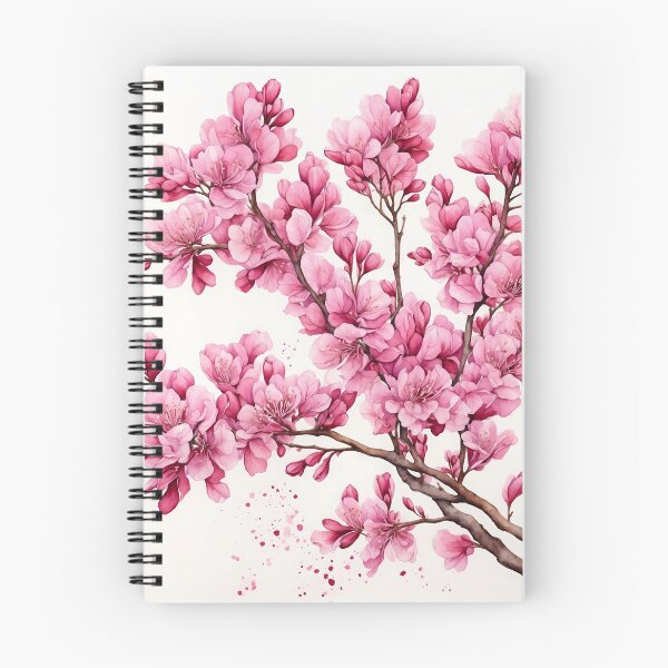 Item preview, Redbud Blossom Watercolor Painting designed and sold by RawNaturePrints.