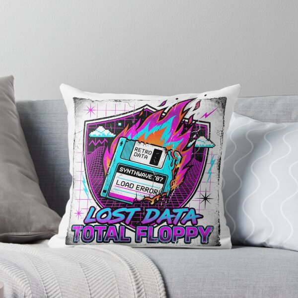 Item preview, Lost Data Total Floppy - Retro Synthwave 80s Glitch designed and sold by Harvest243.