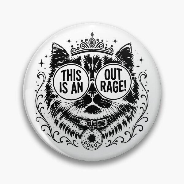 Item preview, Dungeon Crawler Carl This Is An OUTRAGE Princess Donut Mongo designed and sold by AmayaCotter.