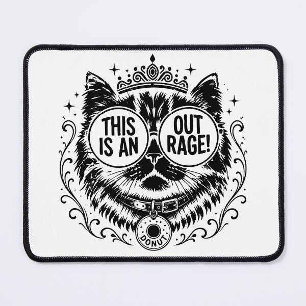 Item preview, Dungeon Crawler Carl This Is An OUTRAGE Princess Donut Mongo designed and sold by AmayaCotter.