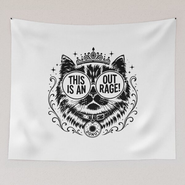 Item preview, Dungeon Crawler Carl This Is An OUTRAGE Princess Donut Mongo designed and sold by AmayaCotter.