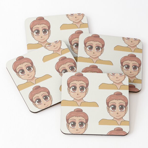 Item preview, Retro Anime Girl Brown Eyes Illustration designed and sold by KaleChub.