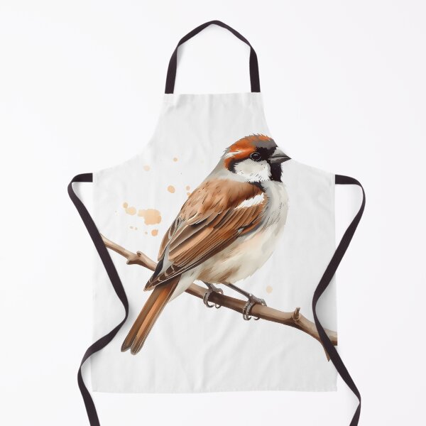 Item preview, Sparrow Bird Watercolor Painting designed and sold by RawNaturePrints.