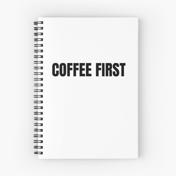 Item preview, Coffee First (Black) designed and sold by ShipCrewNation.