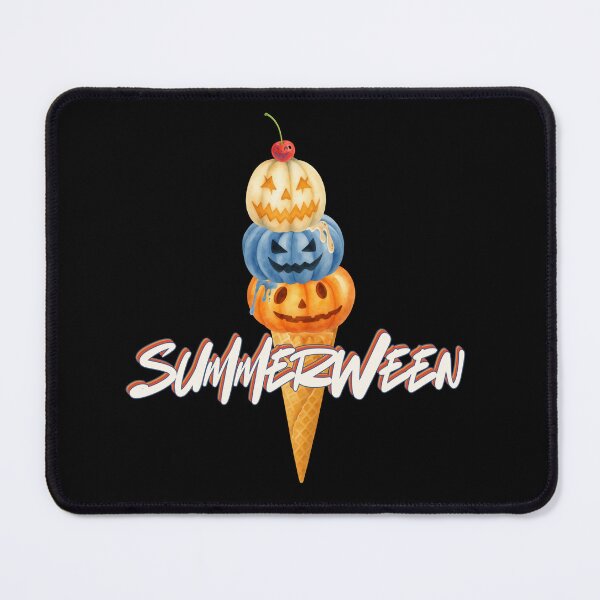 Item preview, Summerween Ice Cream Cone Halloween Pumpkins with a Cherry on Top designed and sold by SunandShade.