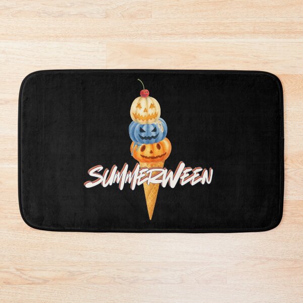 Item preview, Summerween Ice Cream Cone Halloween Pumpkins with a Cherry on Top designed and sold by SunandShade.