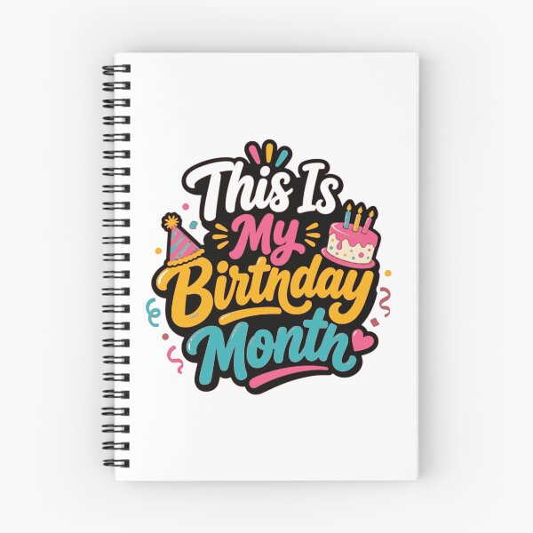 Item preview, This Is My Birthday Month – Colorful Birthday Celebration Design designed and sold by ArtsyExplorer.