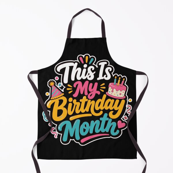 Item preview, This Is My Birthday Month – Colorful Birthday Celebration Design designed and sold by ArtsyExplorer.