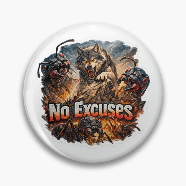 Item preview, Wolf: No excuses designed and sold by edrawin.art.