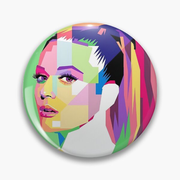 Artikelvorschau, Katy Perry geometrisches Pop-Art-Porträt entworfen und verkauft von Vicky021.