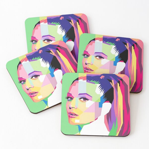 Item preview, Katy Perry Geometric Pop Art Portrait designed and sold by Vicky021.
