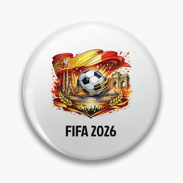 Item preview, Spain FIFA World Cup Trophy 2026 Football Soccer Fan Design  designed and sold by t-patterns.