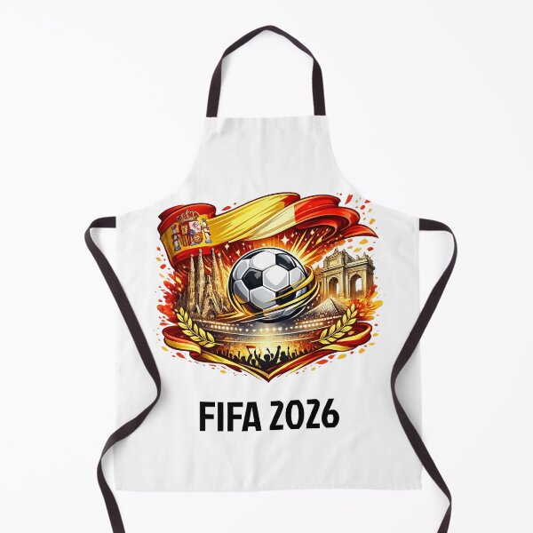 Item preview, Spain FIFA World Cup Trophy 2026 Football Soccer Fan Design designed and sold by t-patterns.