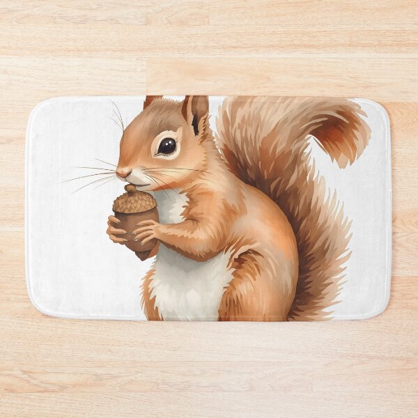 Item preview, Squirrel Watercolor Painting designed and sold by RawNaturePrints.