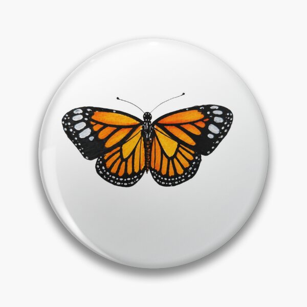 Item preview, Vibrant Orange Monarch Butterfly Aesthetic Art designed and sold by Mvicen.
