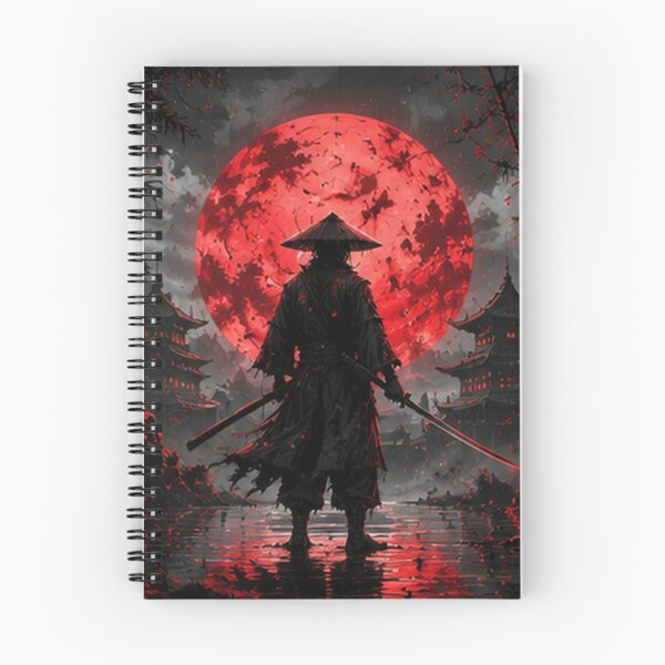 Item preview, Blood Moon Samurai Warrior designed and sold by HollowOakPrints.