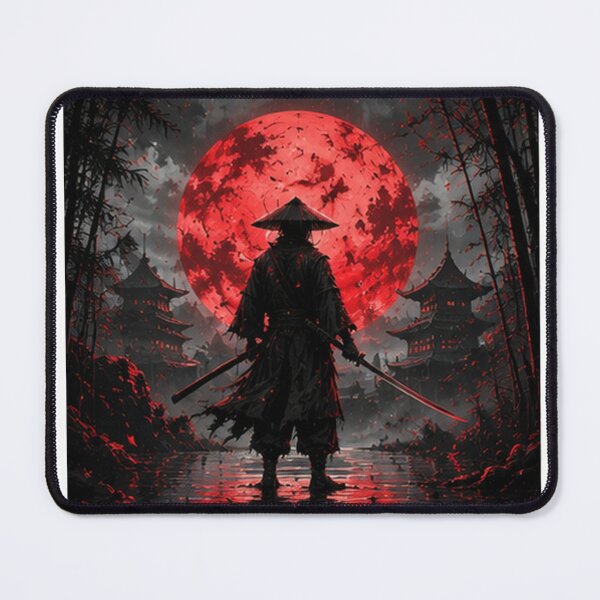 Item preview, Blood Moon Samurai Warrior designed and sold by HollowOakPrints.