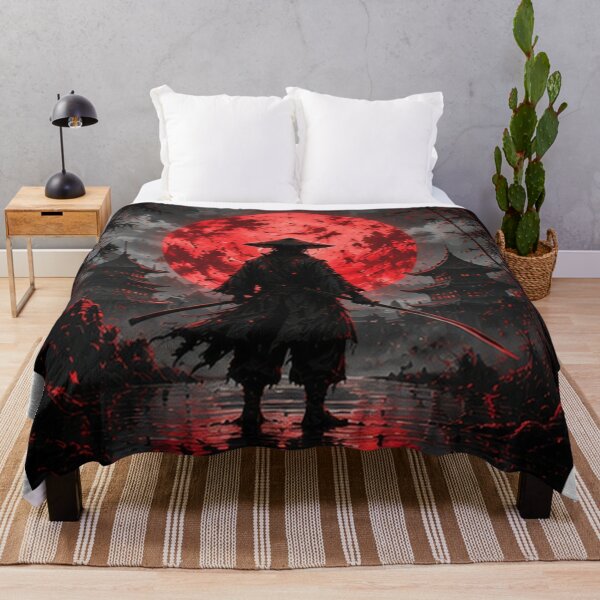 Item preview, Blood Moon Samurai Warrior designed and sold by HollowOakPrints.